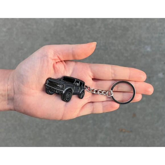 Bronco Keychain Accessories 4 door key chain Ford Bronco Toy Truck Key Chain - Picture 8 of 10